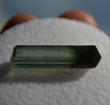 Load image into Gallery viewer, Aricanga Tourmaline - Unique Facet Rough Crystal with a Chatoyant Termination - 1.92 Grams
