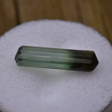 Load image into Gallery viewer, Aricanga Tourmaline - Unique Facet Rough Crystal with a Chatoyant Termination - 1.92 Grams
