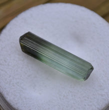 Load image into Gallery viewer, Aricanga Tourmaline - Unique Facet Rough Crystal with a Chatoyant Termination - 1.92 Grams
