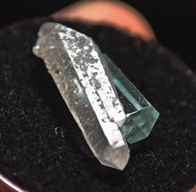 Load image into Gallery viewer, EYE CLEAN Striped Vanadium Emerald Crystal on DT Quartz Crystal with Druzy Quartz
