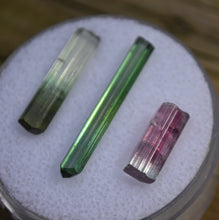 Load image into Gallery viewer, Tourmaline Crystals - Set of 3 Aricanga Tourmaline Crystal Specimens - 7.38 ct.
