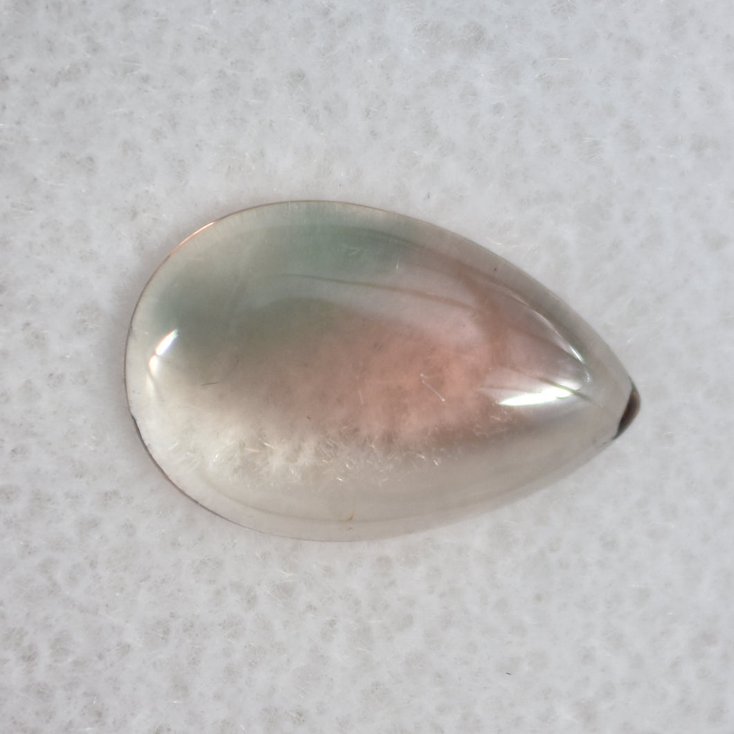 Oregon Sunstone Bi-Color Pear Cabochon - 2.12 ct