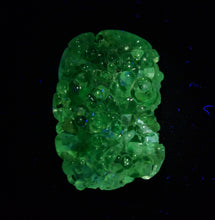 Load image into Gallery viewer, Amazing Botryoidal Hyalite Opal Gem - WITH fluorite inclusions! READY TO BE SET! - Glows BRIGHT Green under UV Light - 24.9 ct.
