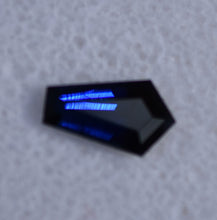 Load image into Gallery viewer, DEEP Blue Sapphire with Insane Blue Laser Flashes - Unique and Fun - 1.46 ct.
