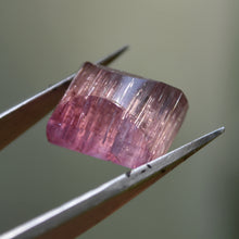 Load image into Gallery viewer, 10.73 ct. Himalaya Mine Cat&#39;s Eye Tourmaline Gemstone - Modern Hybrid Gem Cut by Scott Maier
