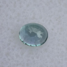 Load image into Gallery viewer, LOUPE CLEAN Chrome Kornerupine Cabochon - Good Balance of Teal and Purple - 0.33 ct.
