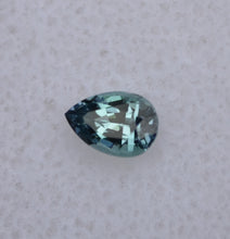 Load image into Gallery viewer, Luxurious and Outstanding Chrome Kornerupine Pear Gemstone - Rich Purple and Teal Colors - Eye Clean - .345 ct.
