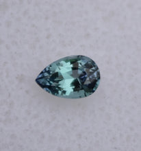 Load image into Gallery viewer, Luxurious and Outstanding Chrome Kornerupine Pear Gemstone - Rich Purple and Teal Colors - Eye Clean - .345 ct.
