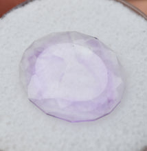 Load image into Gallery viewer, Maine Wispy Amethyst Slice - 2.83 ct. - Portrait-Cut Oval Gemstone - From 2017 Colton Hill Material dug by Moose the Miner
