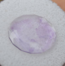 Load image into Gallery viewer, Maine Wispy Amethyst Slice - 2.83 ct. - Portrait-Cut Oval Gemstone - From 2017 Colton Hill Material dug by Moose the Miner
