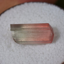 Load image into Gallery viewer, Perfect Bi-Color Tourmaline Crystal - 7 ct.
