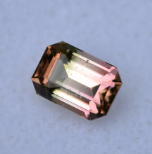 Load image into Gallery viewer, Tropical Polychrome Tourmaline Gemstone from Calabar, Nigeria - 1.02 ct. - Cut by Scott Maier in Vermont, USA
