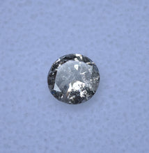 Load image into Gallery viewer, Salt and Pepper Diamond - 0.69 ct.;  5.8 mm round
