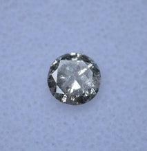 Load image into Gallery viewer, Salt and Pepper Diamond - 0.69 ct.;  5.8 mm round
