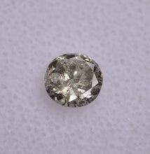 Load image into Gallery viewer, Salt and Pepper Diamond - 0.69 ct.;  5.8 mm round
