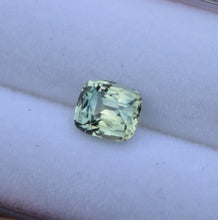 Load image into Gallery viewer, Bright Yellow and Blue Sapphire Solitaire Gem - Well Cut Cushion - 0.91 ct.
