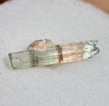 Load image into Gallery viewer, Polychrome Tourmaline with Minor Albite and Lepidolite - Etched, with a Cats Eye Termination
