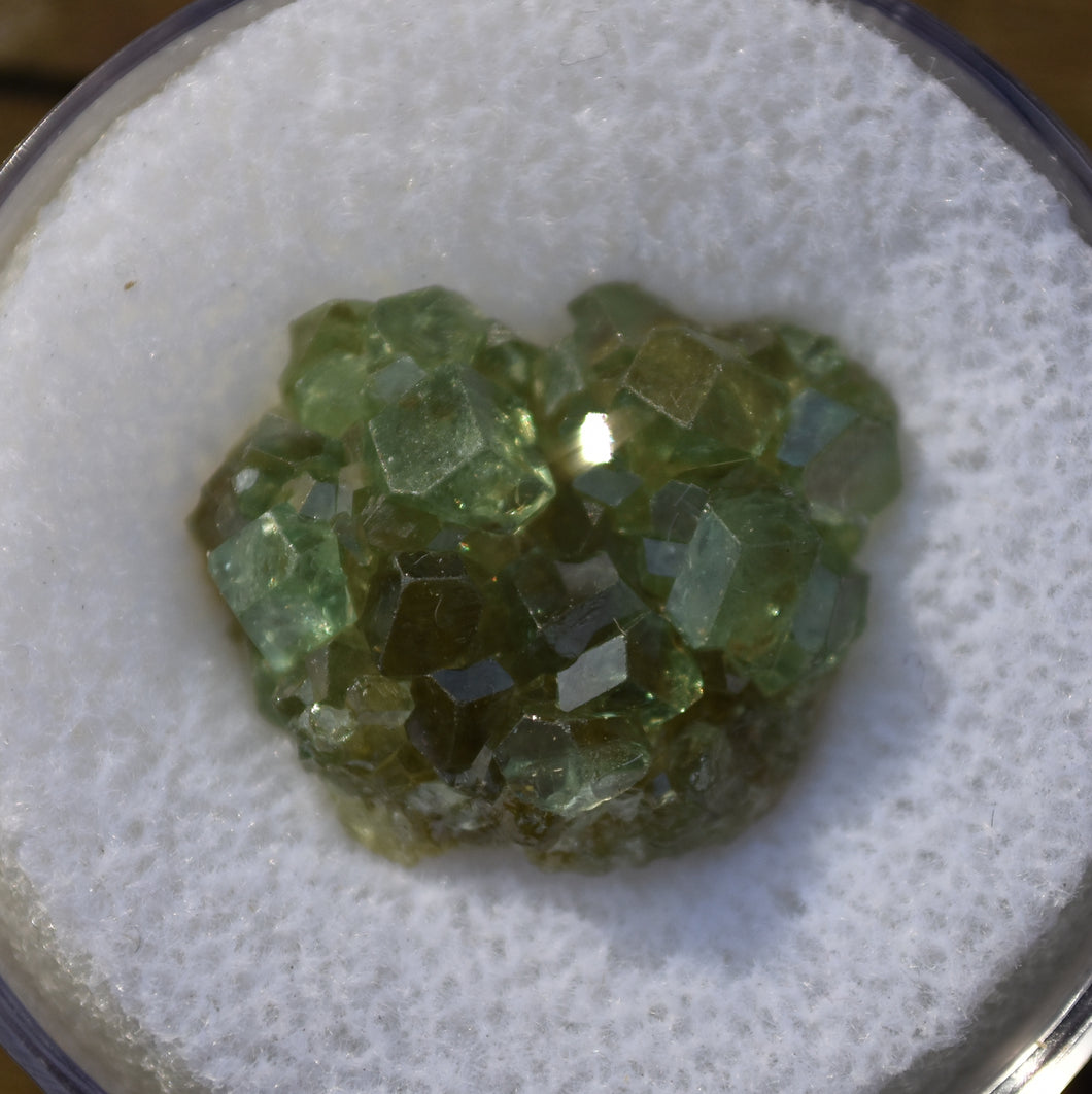 Demantoid Garnet Cluster Specimen - Madagascar - Perfect for Collection or Jewelry - 3.57 grams