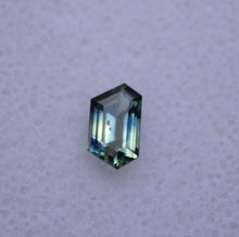 Load image into Gallery viewer, Heated Australian Sapphire - 0.76 ct. - Buttery Light Yellow, with Royal Blue Hexagonal Color Phantom
