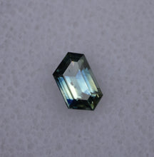 Load image into Gallery viewer, Heated Australian Sapphire - 0.76 ct. - Buttery Light Yellow, with Royal Blue Hexagonal Color Phantom
