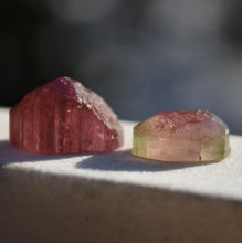 Load image into Gallery viewer, Himalaya Mine Tourmaline Crystal Tops - Unique Crystallization, Classic colors - 8.87 ctw.
