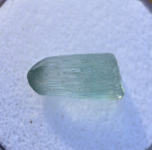 Load image into Gallery viewer, 100% Gem Tourmaline Crystal - Etched Surface - Seafoam Green / Achroite Bicolor - Double Terminated
