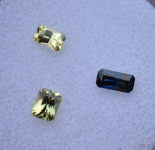 Load image into Gallery viewer, Bright Cut-Corner Rectangle Sapphires Set - Kenya - 1.03 ctw
