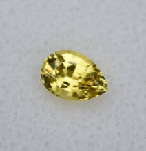 Load image into Gallery viewer, Sunny Yellow Sapphire Pear from Kenya - Excellent Cutting and Polish - 0.67 ct.
