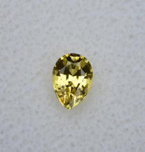 Load image into Gallery viewer, Sunny Yellow Sapphire Pear from Kenya - Excellent Cutting and Polish - 0.67 ct.
