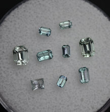 Load image into Gallery viewer, Chrome and Vanadium Kornerupine Emerald-Cut Melee Set (9 pcs.) - 1.64 ctw.
