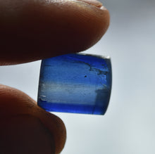 Load image into Gallery viewer, Intensely Blue Kyanite Faceting Rough - EXCEPTIONALLY Clean - Faceting Quality Set from Kalikot, Nepal
