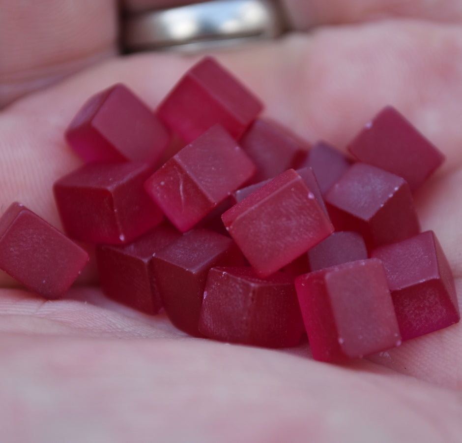 Synthetic Ruby Blocks - Produced at DJEVA in Switzerland - Avg. 7