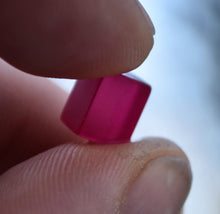 Load image into Gallery viewer, Synthetic Ruby Blocks - Produced at DJEVA in Switzerland - Avg. 7 ct. PRICED INDIVIDUALLY
