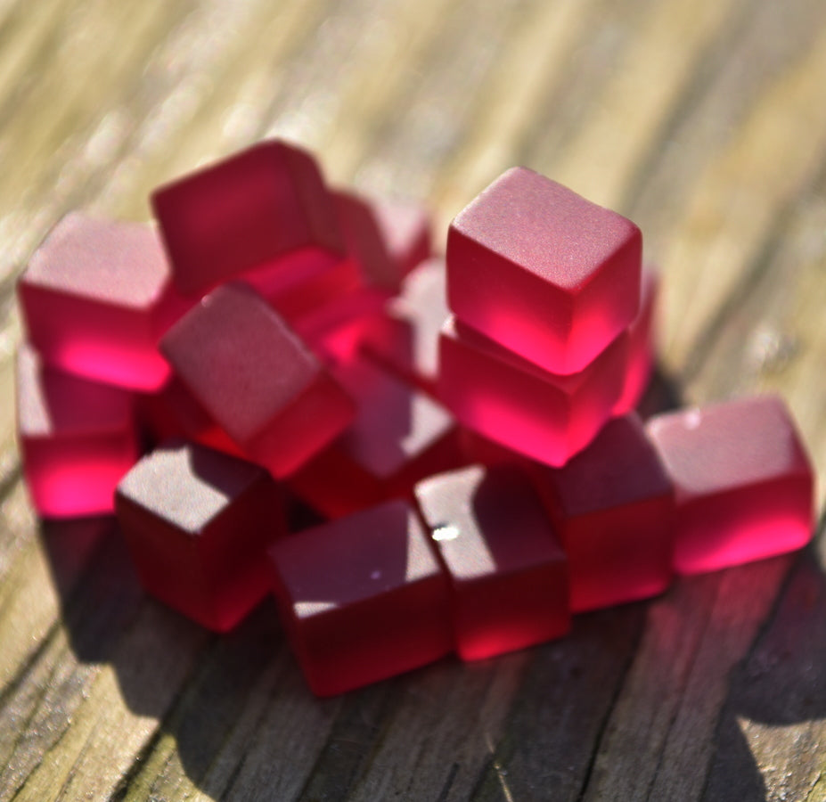Synthetic Ruby Blocks - Produced at DJEVA in Switzerland - Avg. 7