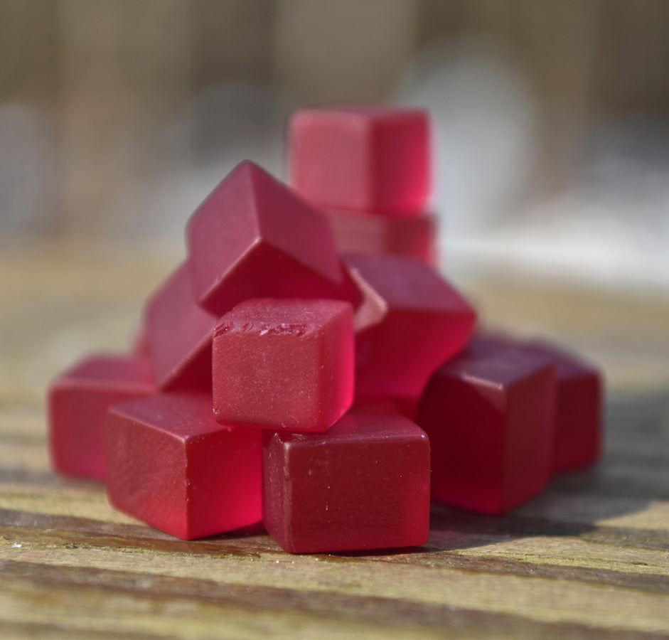 Synthetic Ruby Blocks - Produced at DJEVA in Switzerland - Avg. 7