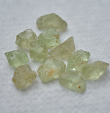 Load image into Gallery viewer, Kiwi Garnet Facet Rough Parcel - 2 to 3 ct range; One Larger Piece: 3.25 ct.
