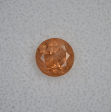 Load image into Gallery viewer, VERMONT Hessonite Garnet - Eden Mills Faceted Gemstone - Extremely Rare - 1.66 ct.
