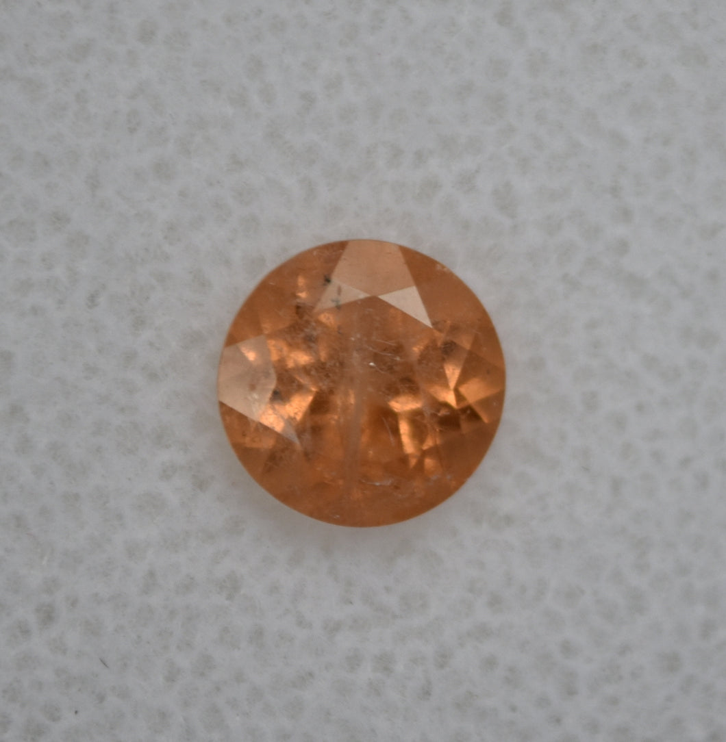 VERMONT Hessonite Garnet - Eden Mills Faceted Gemstone - Extremely Rare - 1.66 ct.