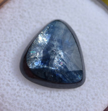 Load image into Gallery viewer, Trapiche Sapphire - Double Rose-Cut Faceted Gemstone - Royal Blue, with GREAT Trapiche Pattern - 13.72 ct.
