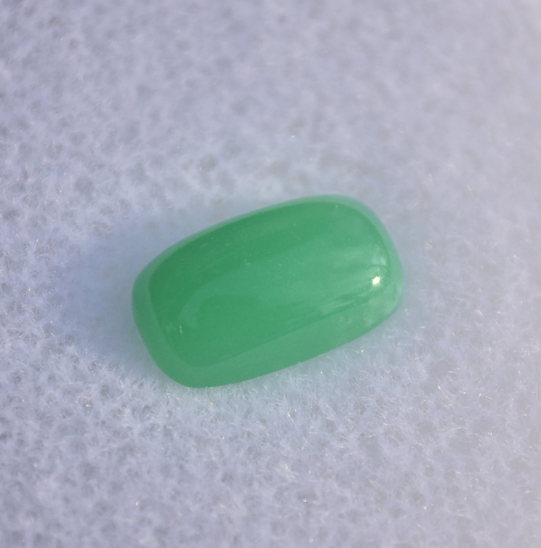 Slimer Green Chrysoprase Long Cushion Cabochon - 1.82 ct.