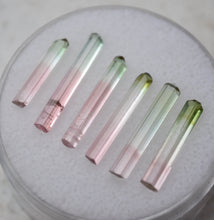 Load image into Gallery viewer, Set of 6 Rubaya Tourmaline Crystals - Selected for Aesthetics and Clarity - 5.83 ctw.
