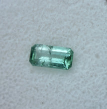 Load image into Gallery viewer, Two-Tone Maine Tourmaline Gem from the Historic Dunton find in 1972 - Faceted by me -
