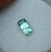 Load image into Gallery viewer, Two-Tone Maine Tourmaline Gem from the Historic Dunton find in 1972 - Faceted by me -
