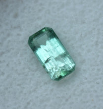 Load image into Gallery viewer, Two-Tone Maine Tourmaline Gem from the Historic Dunton find in 1972 - Faceted by me -
