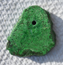Load image into Gallery viewer, Maw Sit Sit Jadeite - Drilled Pendant Blank - Perfect for cabbing or Carving! 14.28 grams
