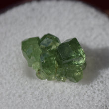 Load image into Gallery viewer, Fantastic Demantoid Garnet Cluster Thumbnail Specimen - Madagascar - 1.28 Grams

