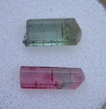 Load image into Gallery viewer, Aricanga Tourmaline Crystals - Pair of Terminated Crystals - 1.2 Grams
