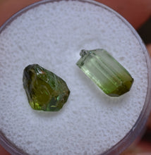 Load image into Gallery viewer, Dichroic Tourmaline Facet Rough - Grass Green / Olive Green - Eye Clean  -  7.325 ctw.
