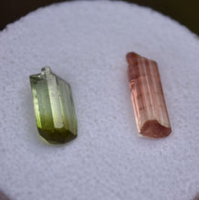 Load image into Gallery viewer, Pair of Small Unique Tourmaline Crystals from Rubaya Mine, DRC - 1.322 grams
