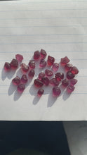 Load and play video in Gallery viewer, NEW FIND 2024 Tanga Rhodolite Garnet  - Blind Pour - Price Per Carat
